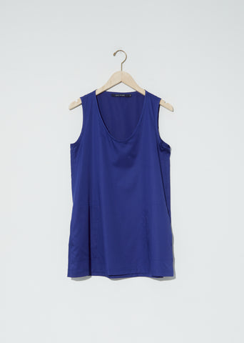 Bodice Cotton Satin Tank Top