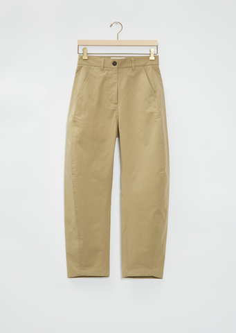 Lynton Cotton Blend Trousers — Safari