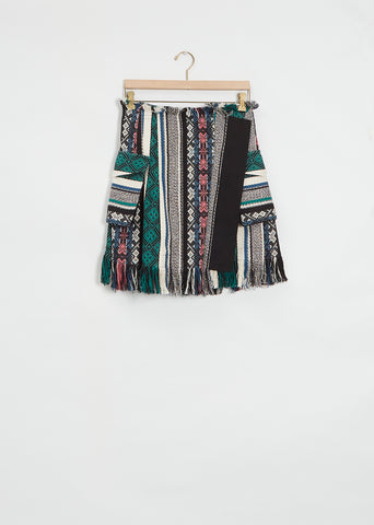 Rug Jacquard Skirt – La Garçonne