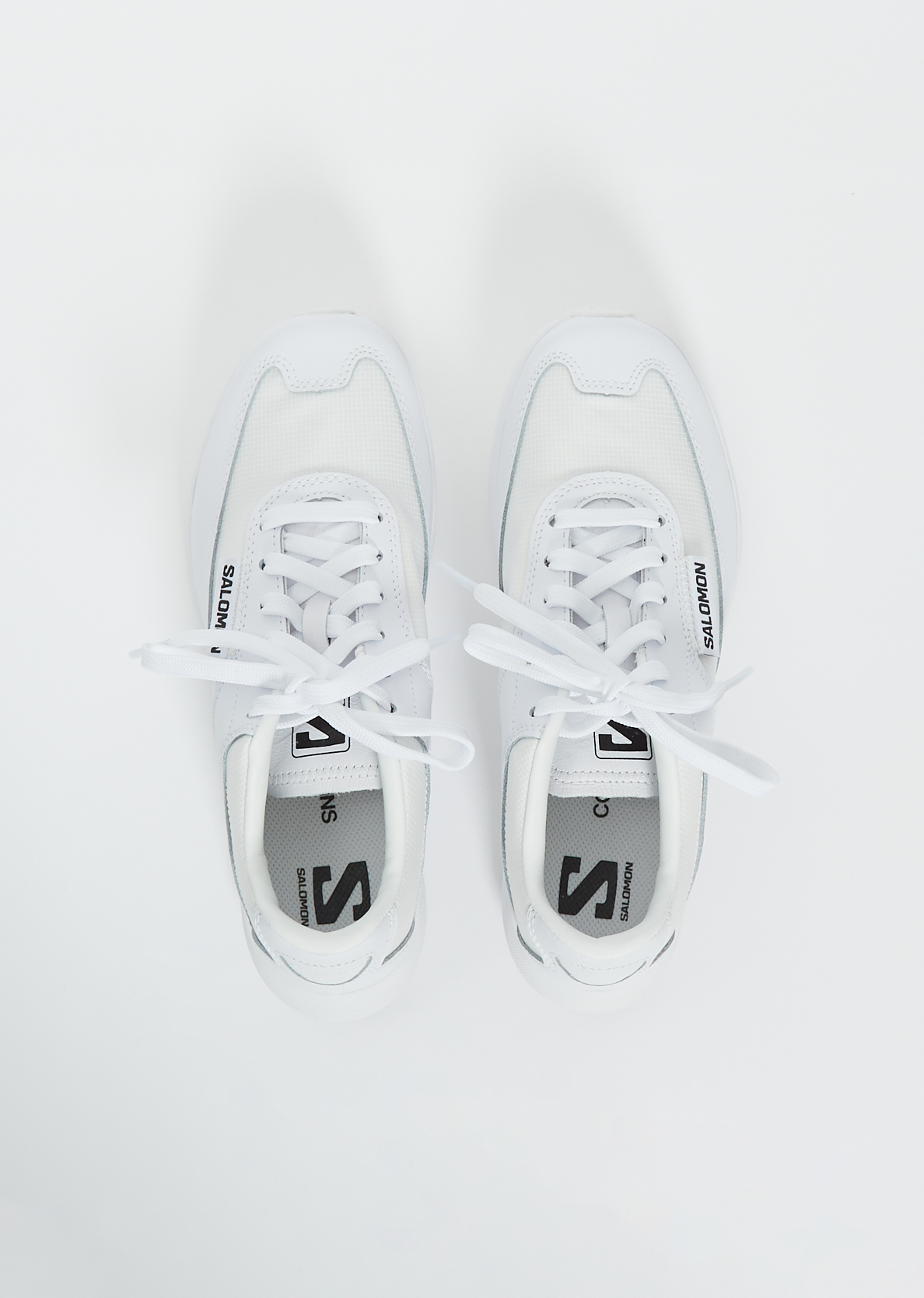 Comme des Garçons x Salomon SR90 Sneaker — White – La Garçonne Comme des Garçons x Salomon SR90 Sneaker — White – La Garçonne