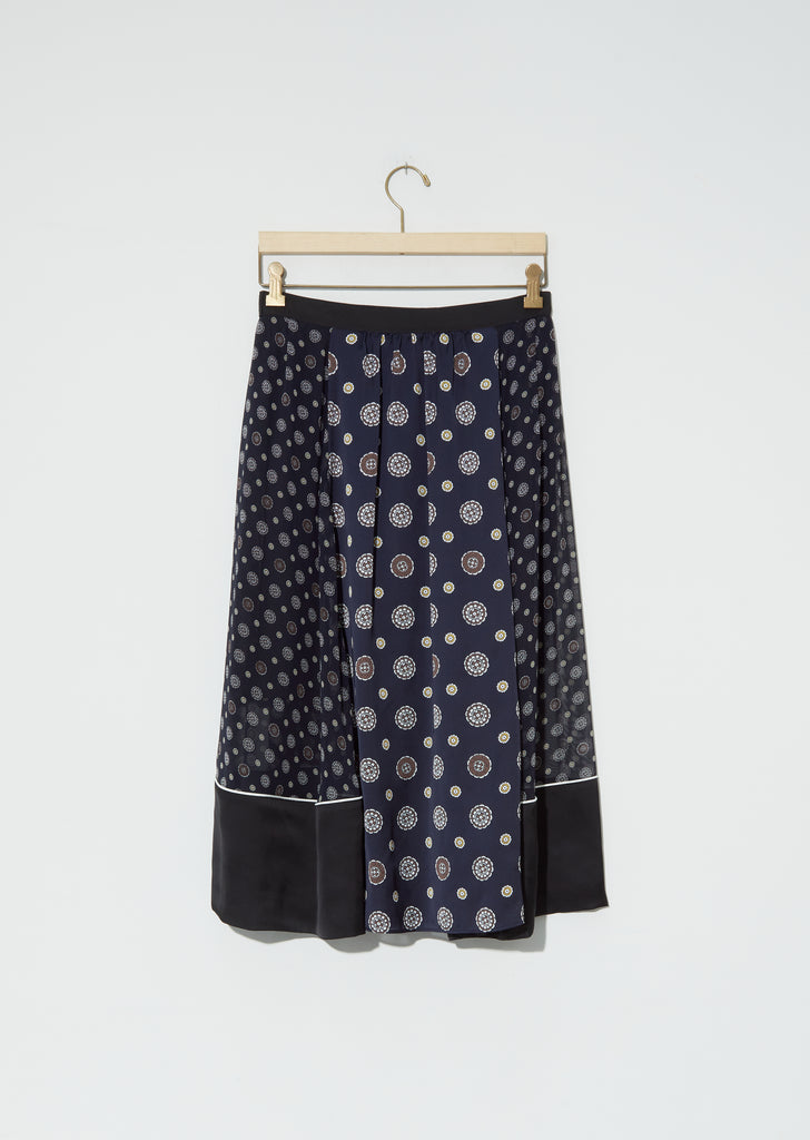Komon Print Skirt