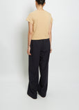 Pleated Long Pull-On Pant