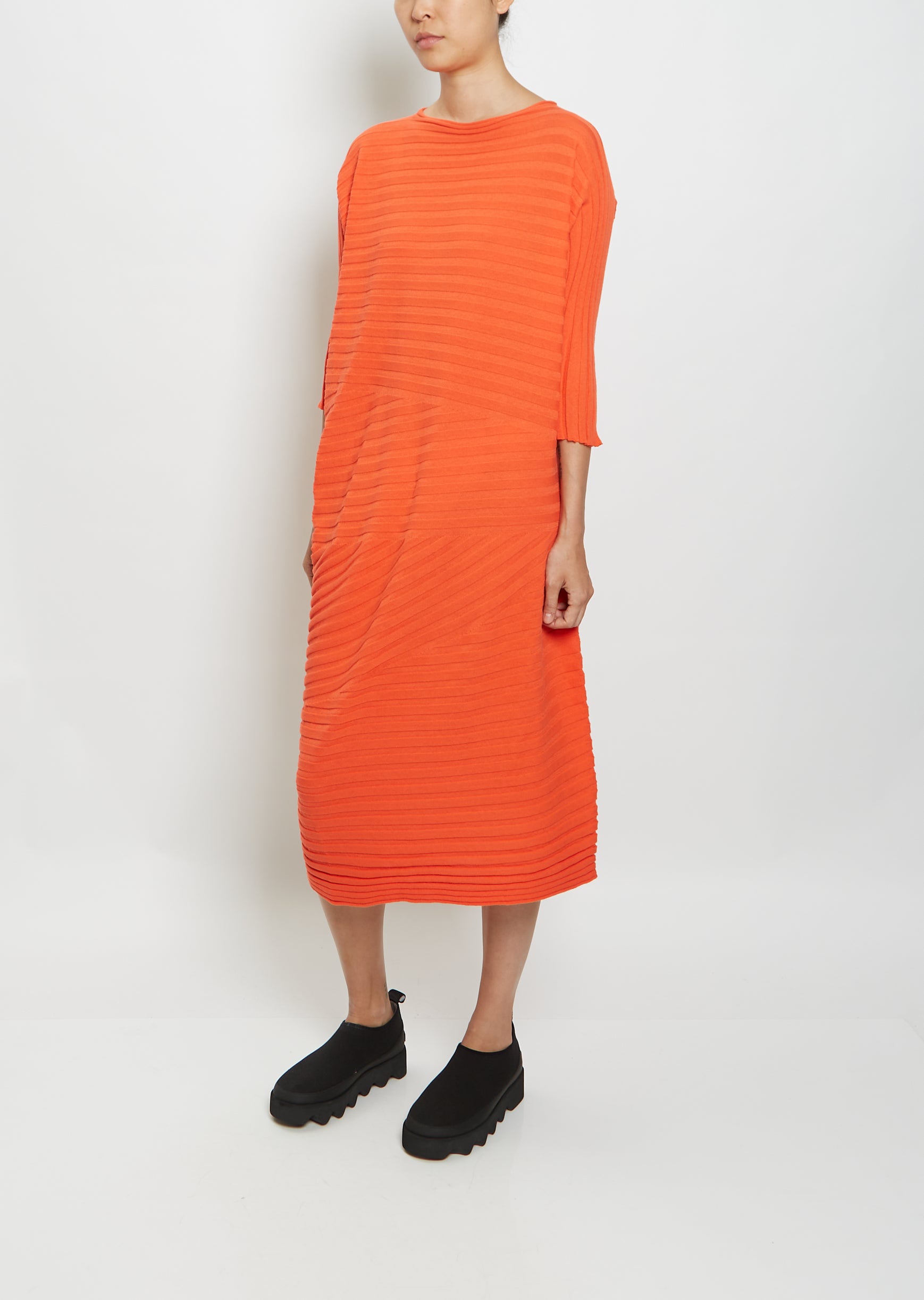 zig zag knit dress Zigzag Knit Dress - D.Exterior