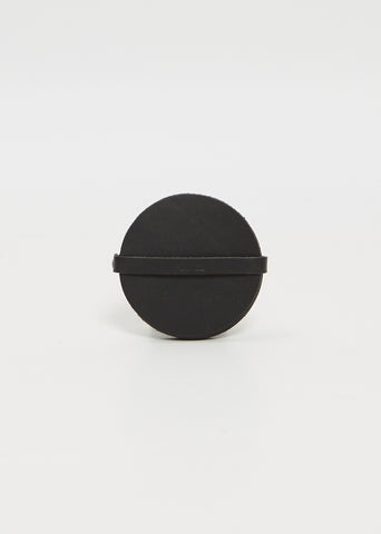 Round Coaster Set — Black