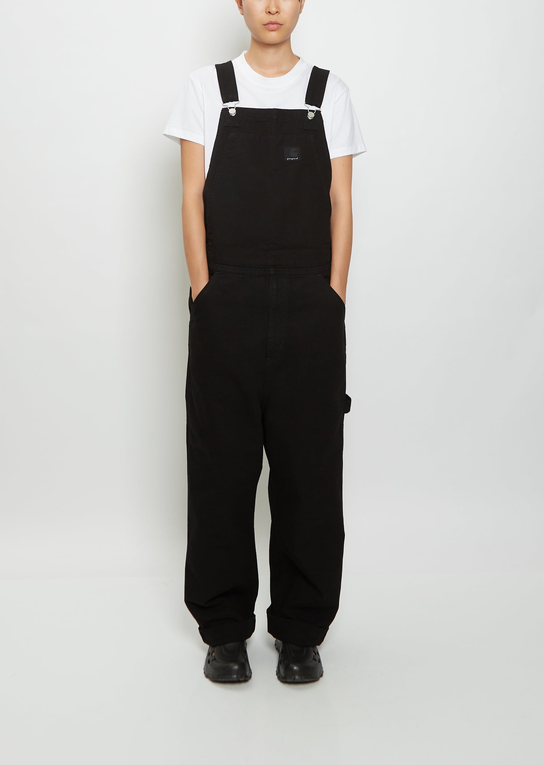 The Farmer x Bib Overall — Black – La Garçonne