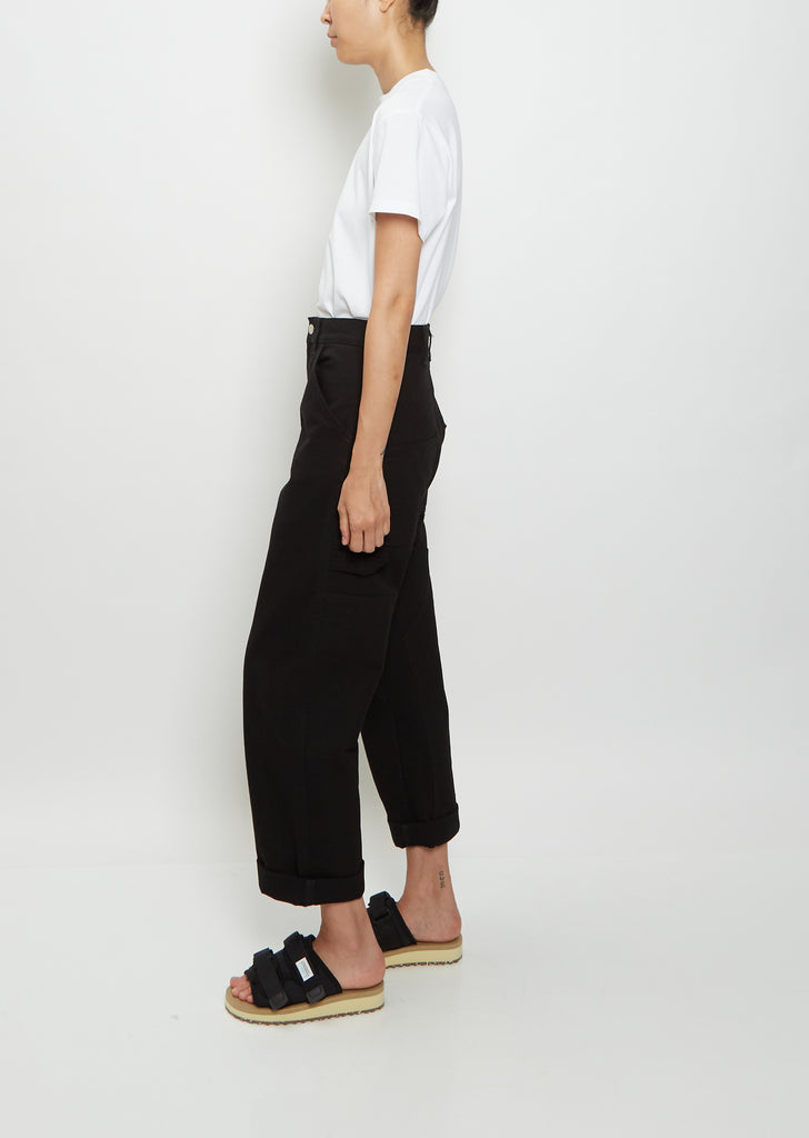 The Sculptor x Double Knee Pant — Black