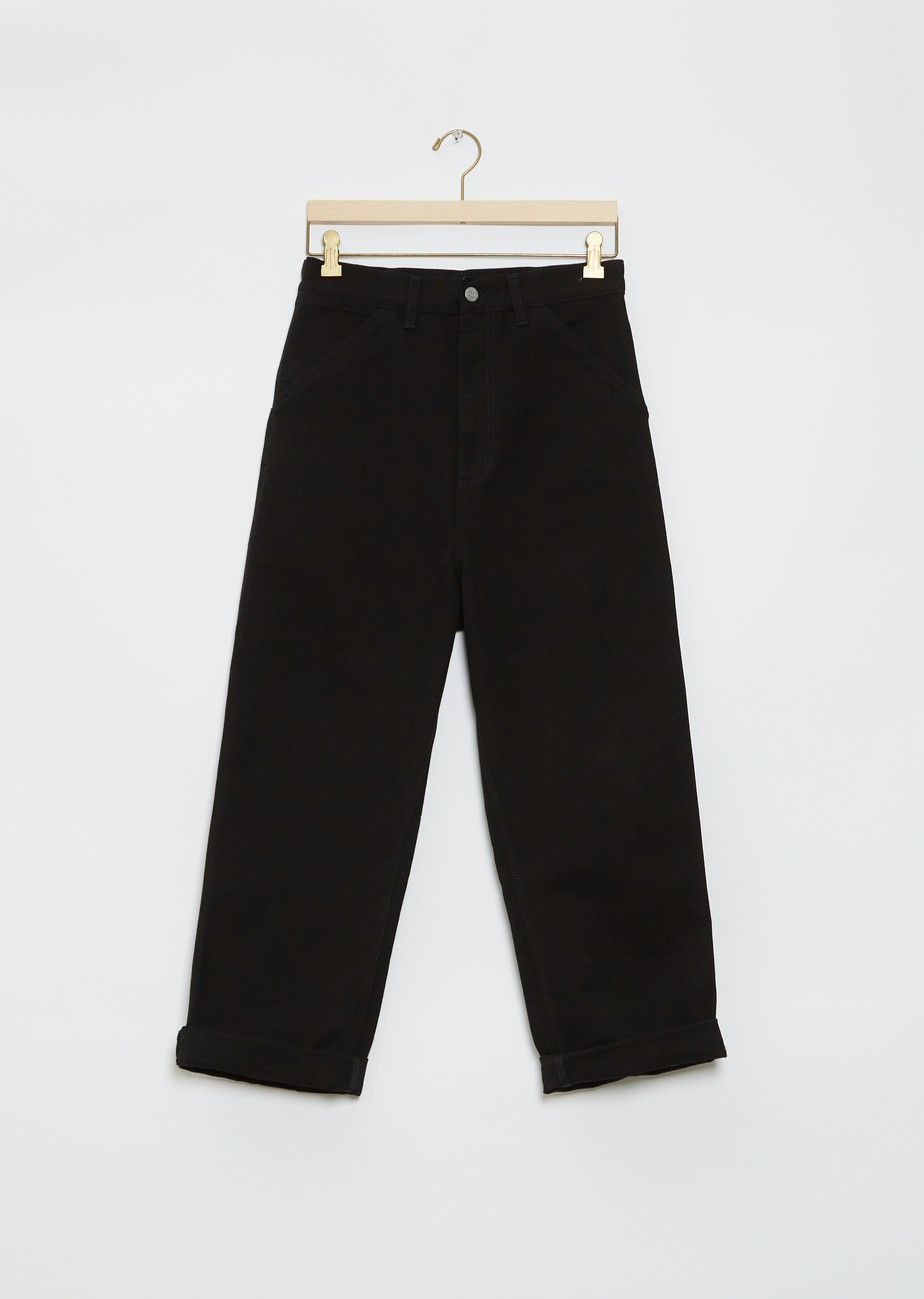 The Sculptor x Double Knee Pant — Black – La Garçonne
