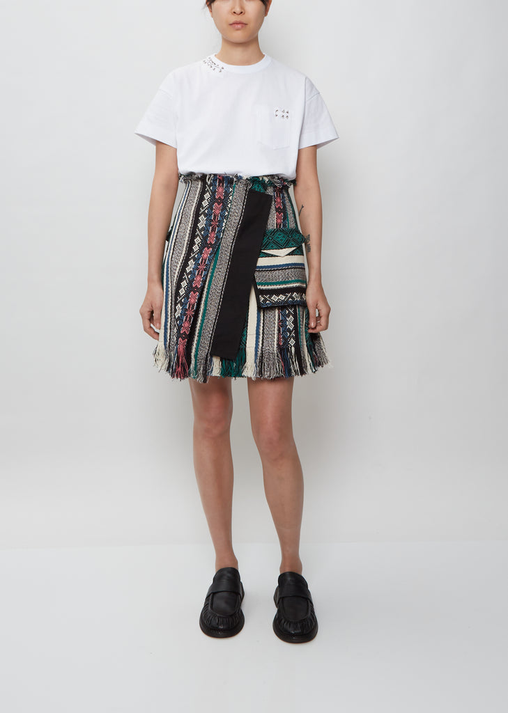 Rug Jacquard Skirt – La Garçonne