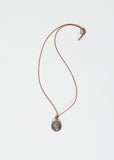 Fossilized Stone Cord Necklace
