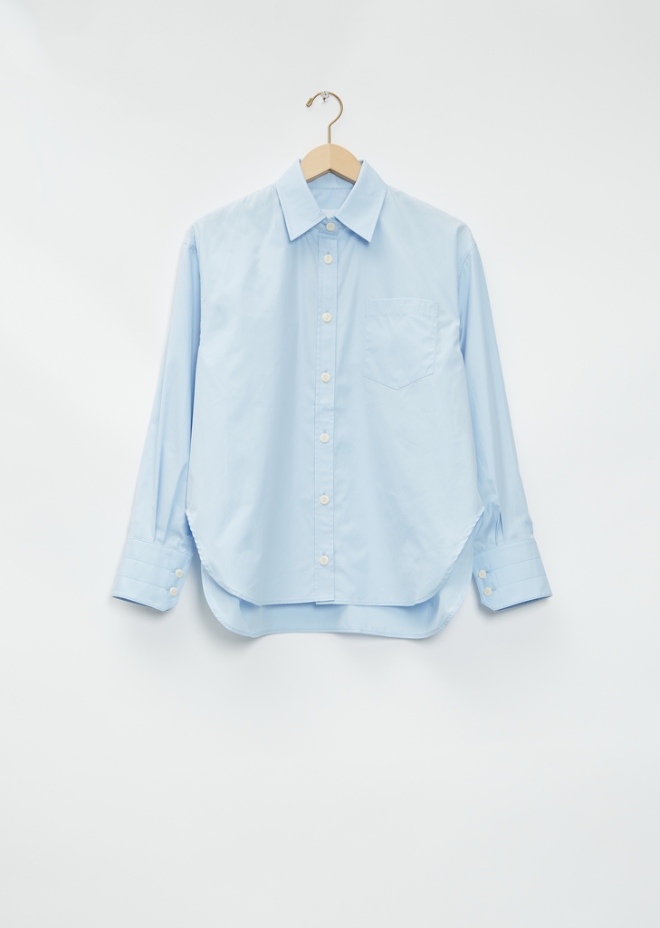 Oversized Shirt — Sky Blue