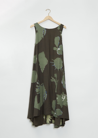 U-Back V Open Dress