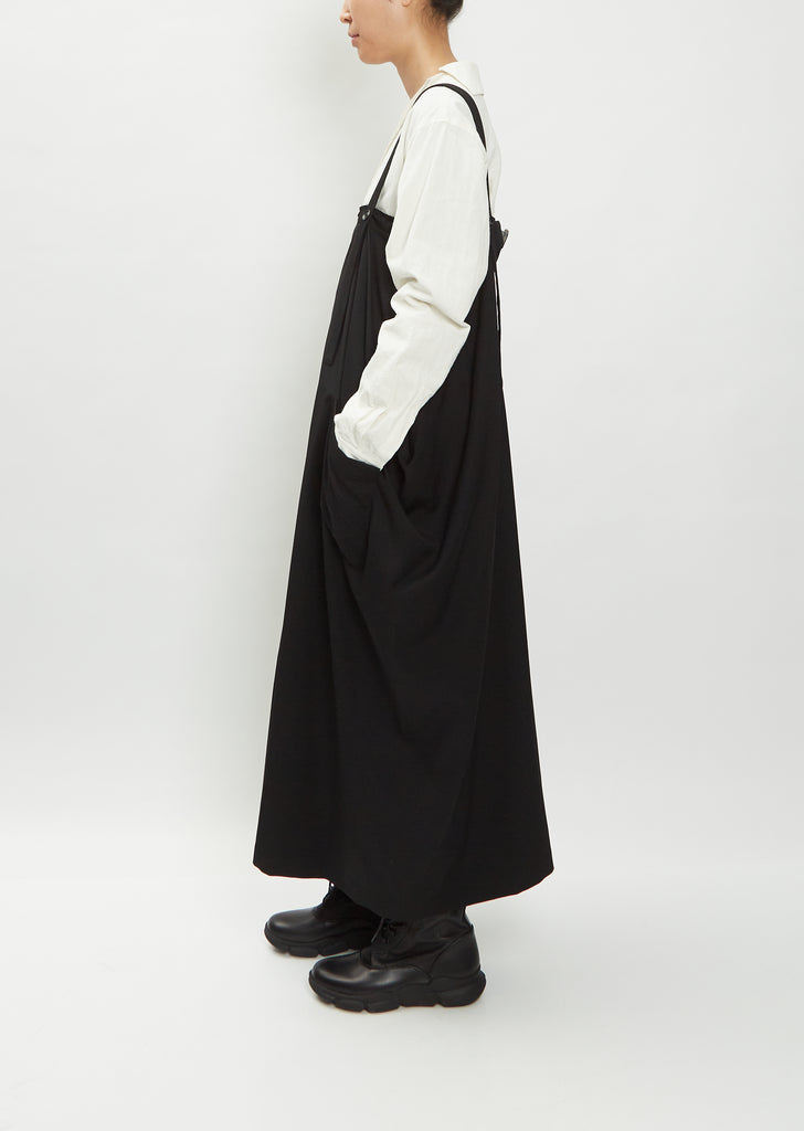 O- Asymmetrical Shoulder Strap Dress