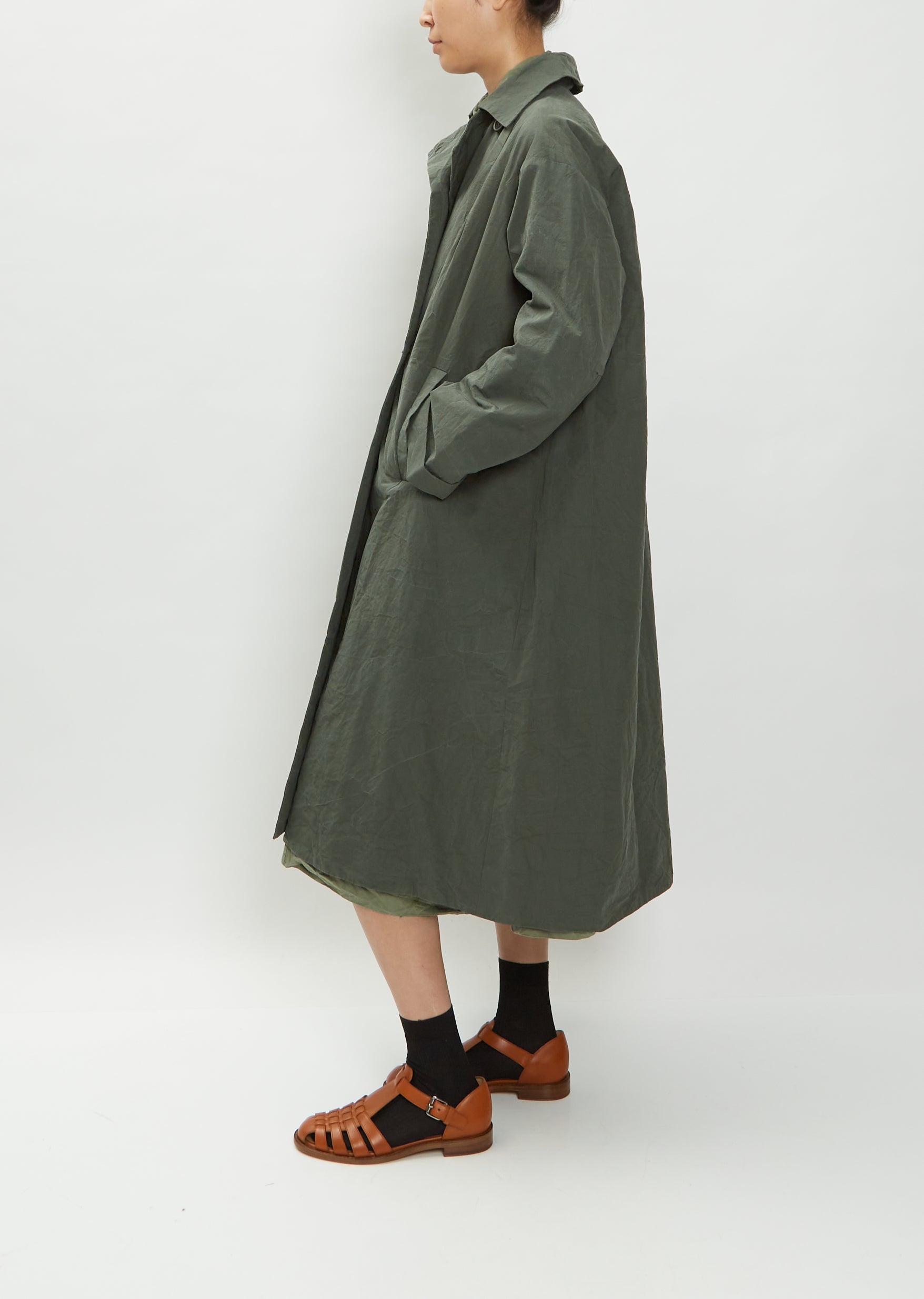 POLYPLOID「STAND COLLAR COAT TYPE-B」 - ステンカラーコート