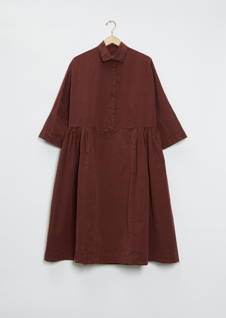 Paga Rouch Dress — Burgundy