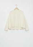 Chunky Cashmere Sweater — Snow