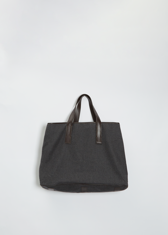 Carry All Wool Double Handbag