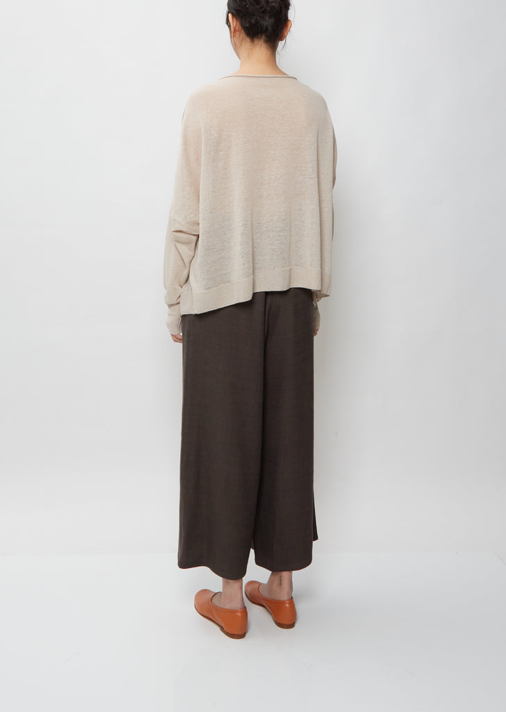 Boatneck Sweater — Oyster