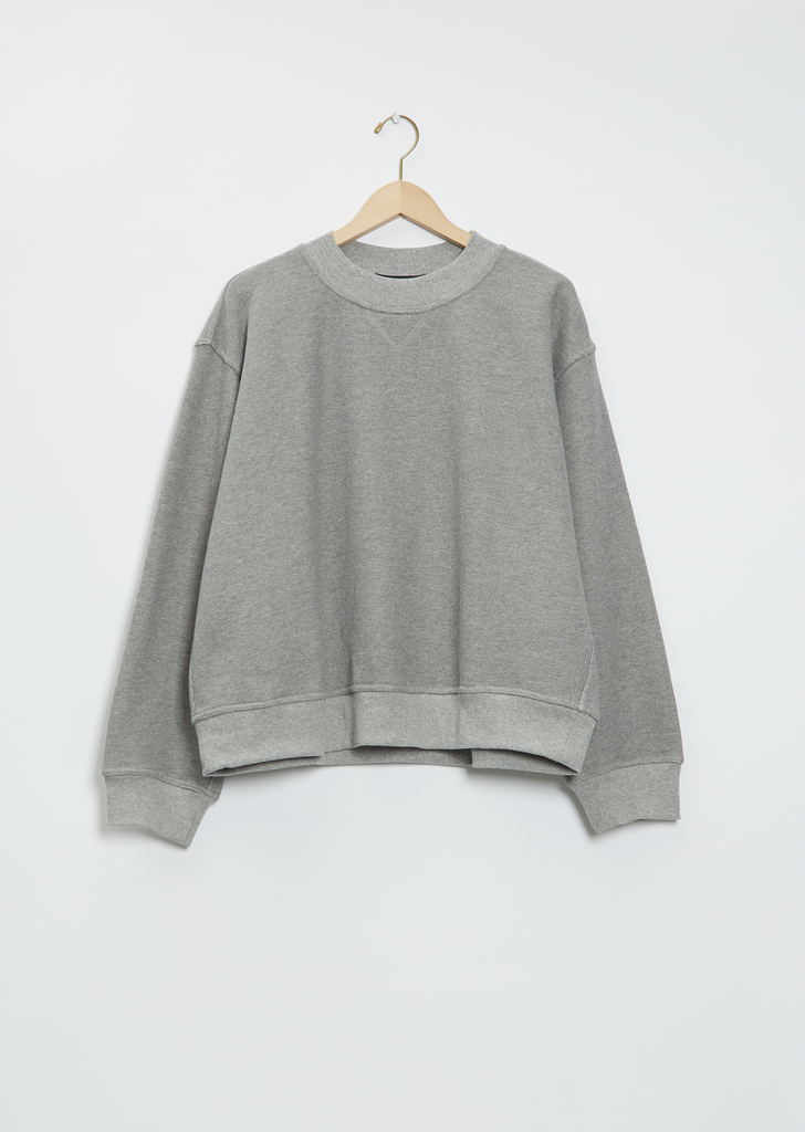 Toulouse Cotton Sweatshirt — Grey Melange
