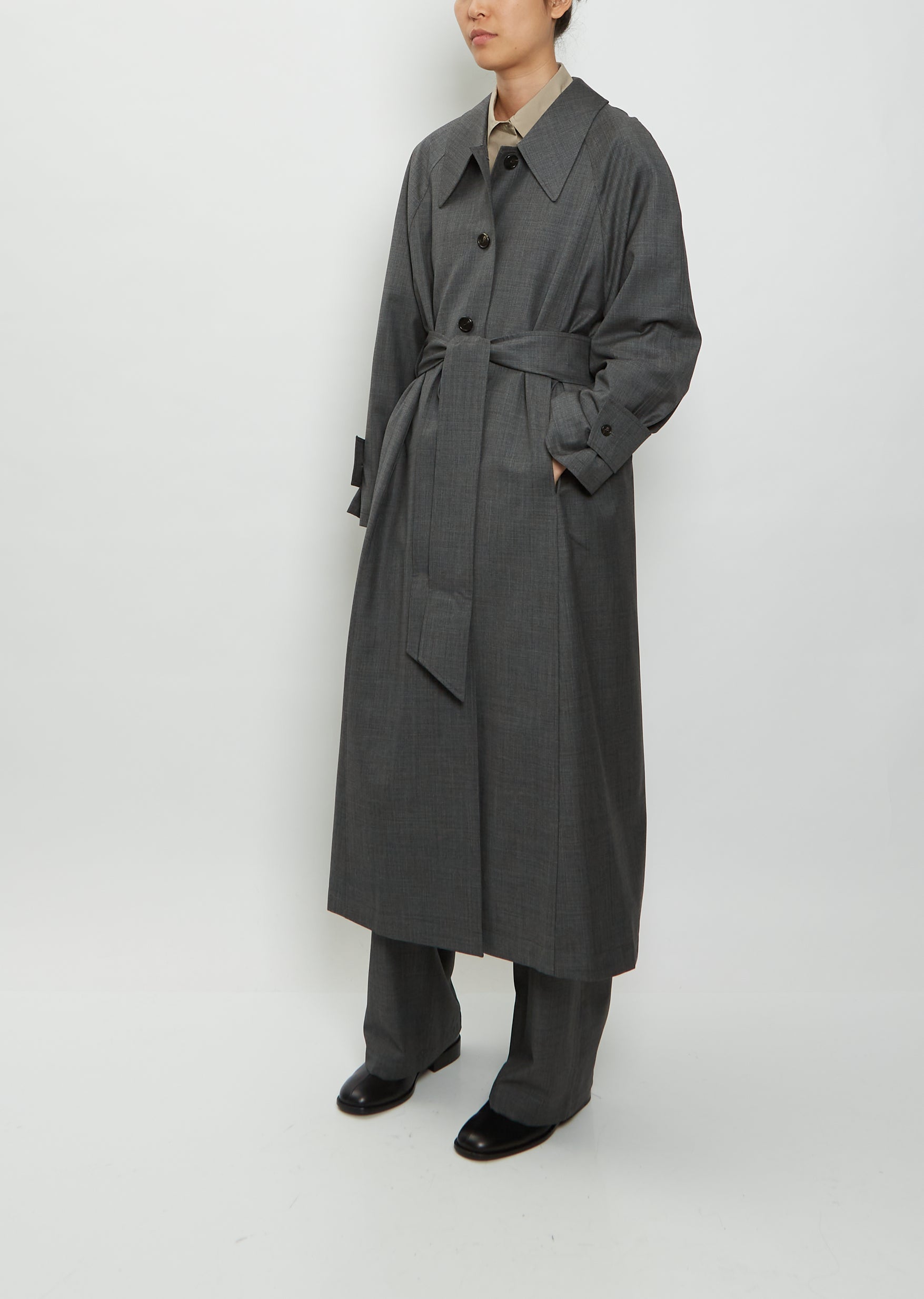 Wool Trench Coat – La Garçonne