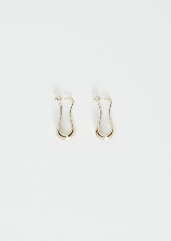 Short Drop Earring — Light Gold