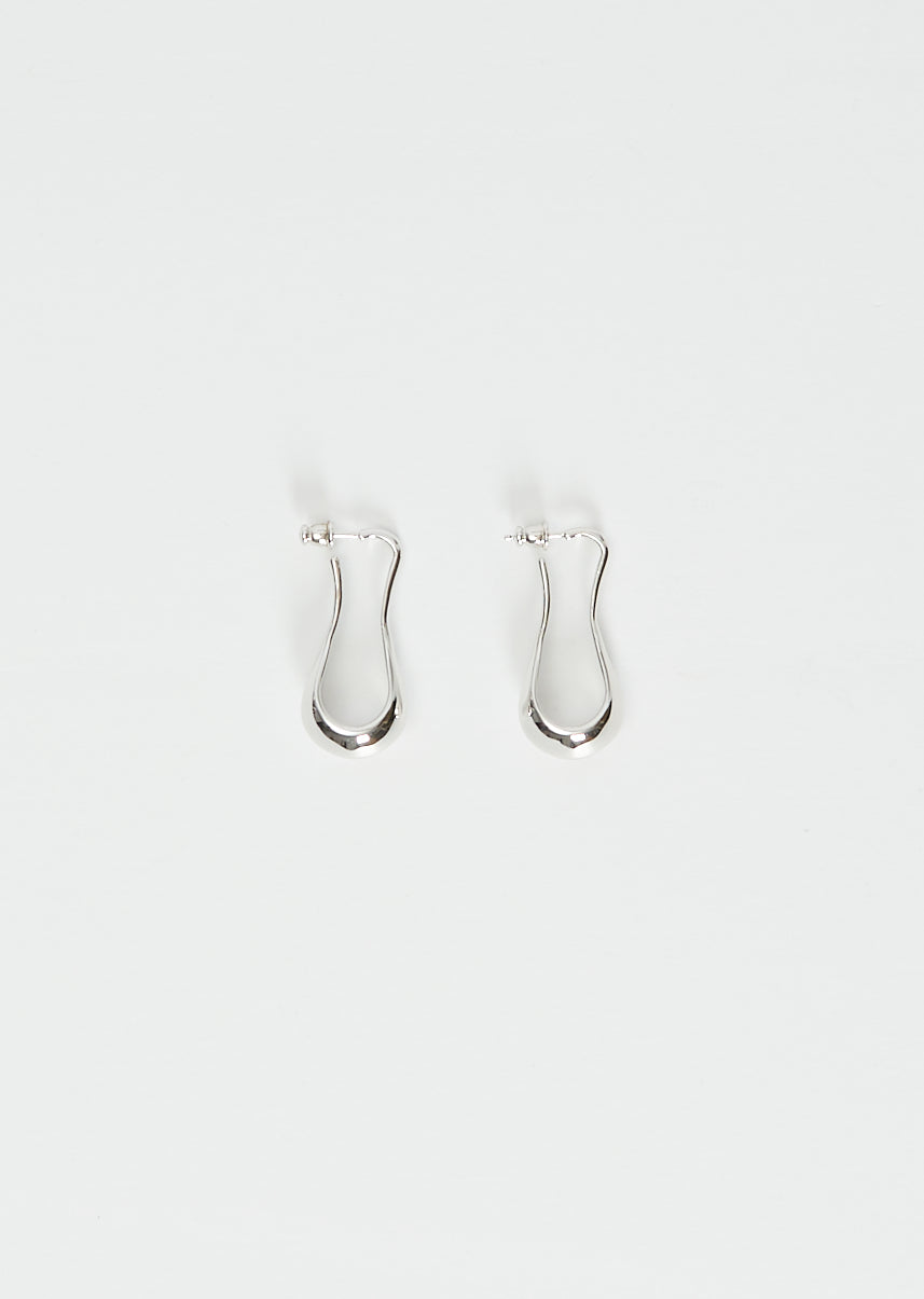 Short Drop Earring — Silver – La Garçonne