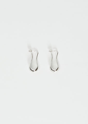 Short Drop Earring — Silver