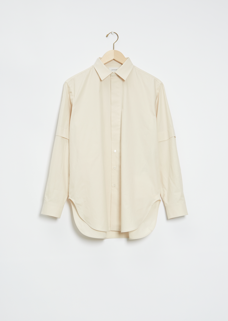 Cotton Shirt With Slit