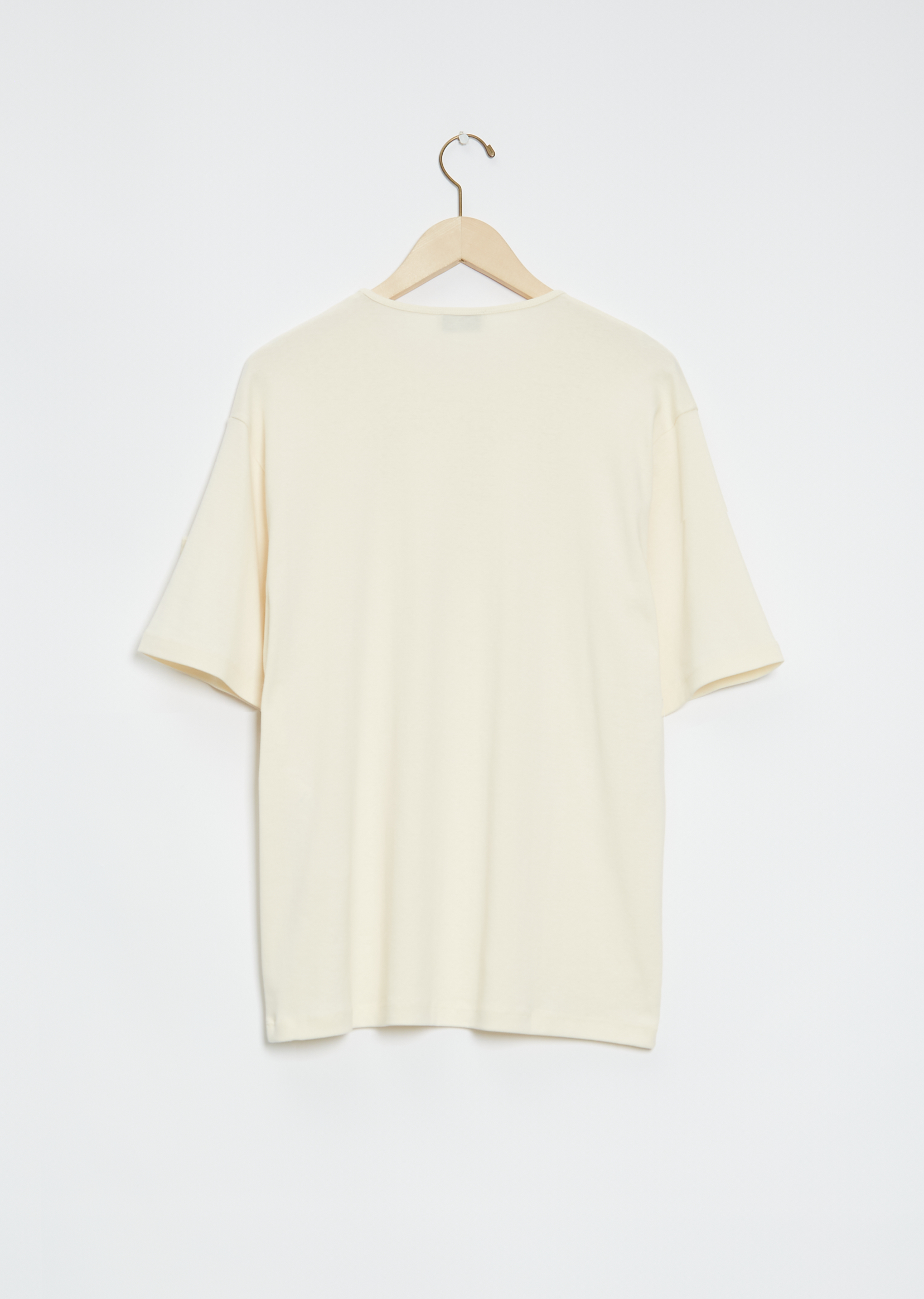 Men's Cotton T-Shirt — Light Cream – La Garçonne Men's Cotton T-Shirt — Light Cream – La Garçonne