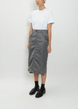 Nylon Twill Mix Skirt