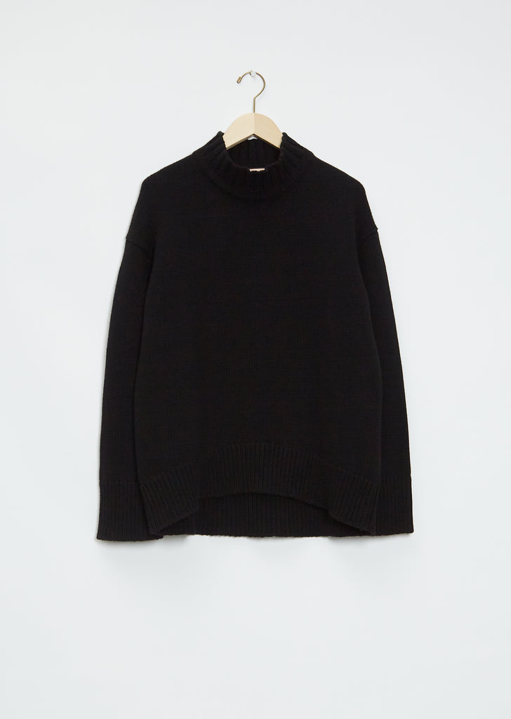 Knit Crew Neck Wool Cashmere Sweater
