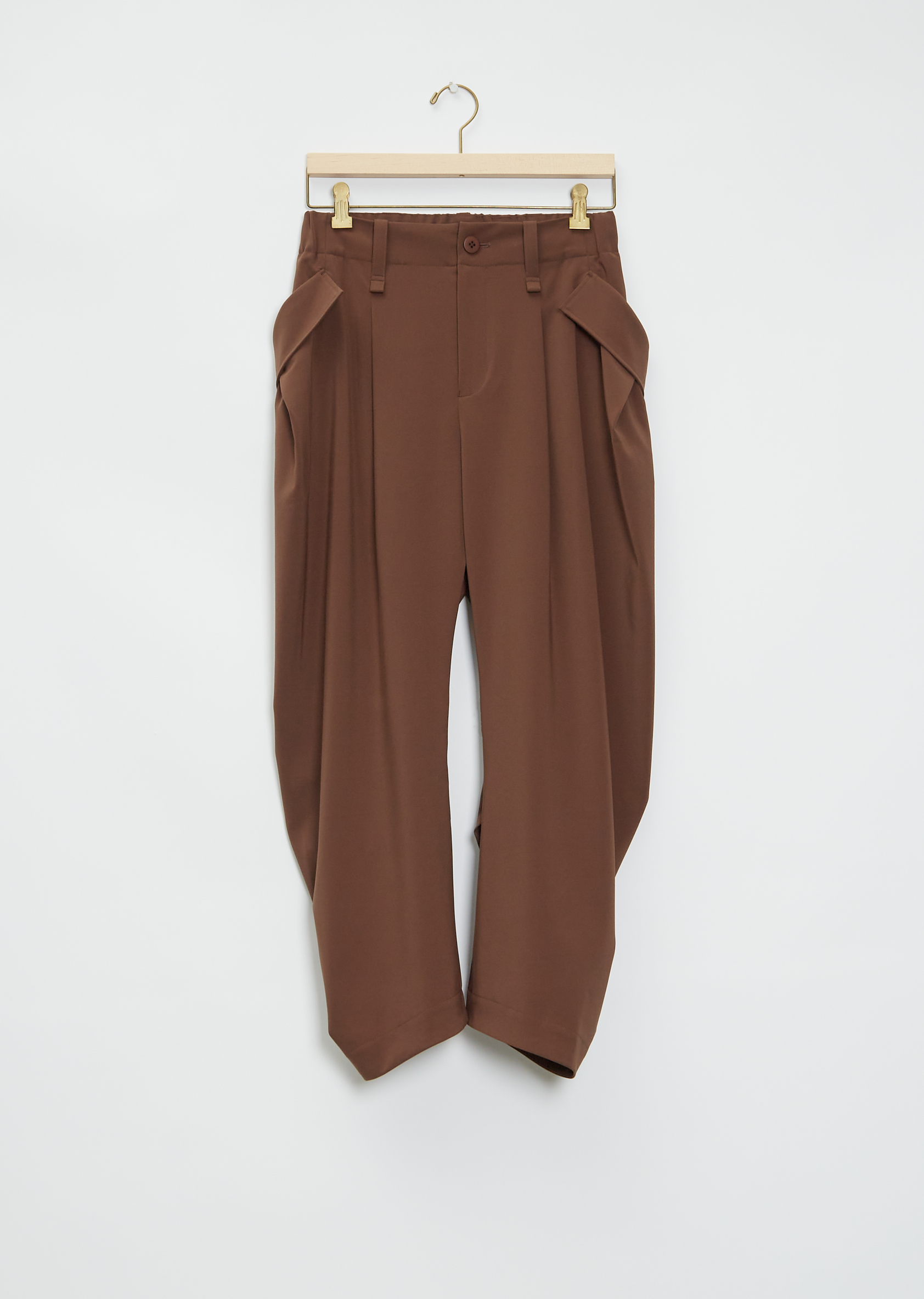 Round Nylon Drape Pants – La Garçonne