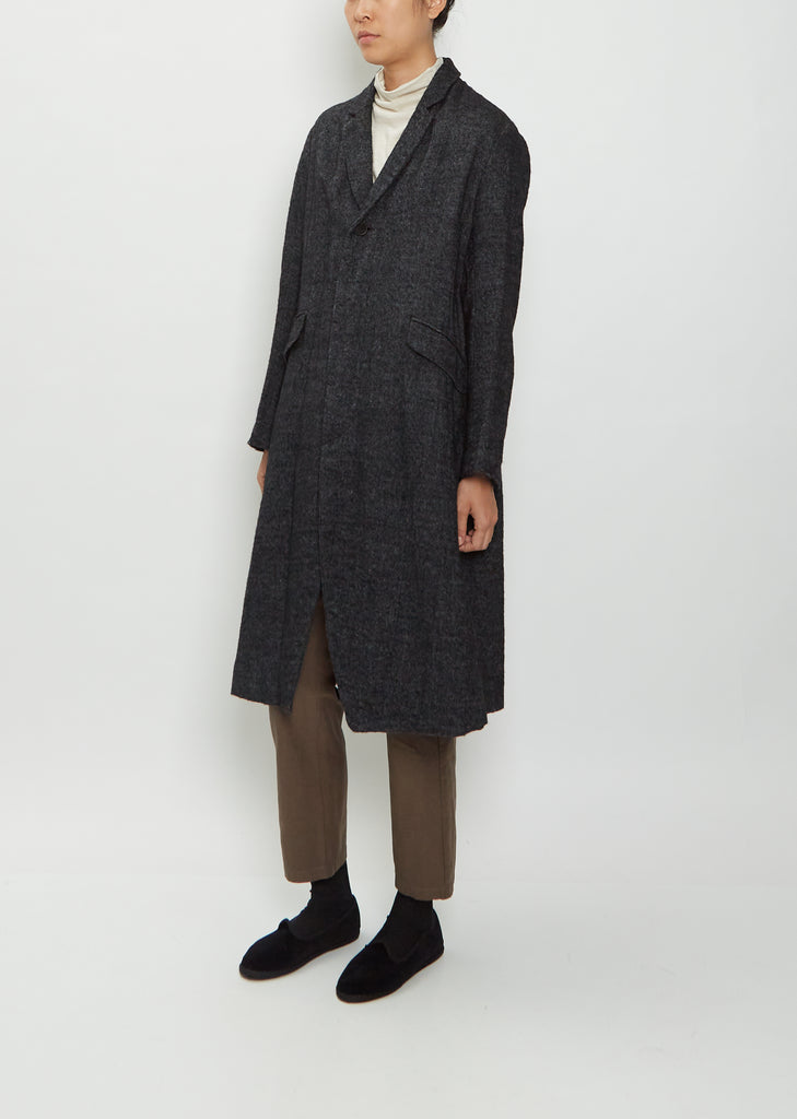Linen Wool Blazer Coat