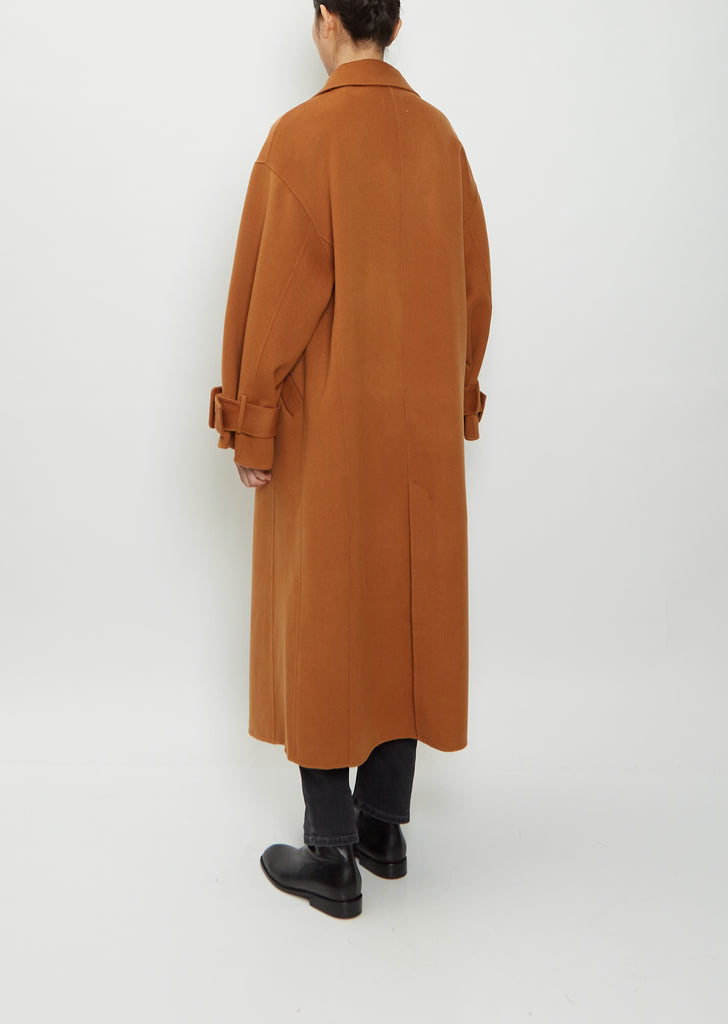 Boras Wool Cashmere Coat — Hazelnut
