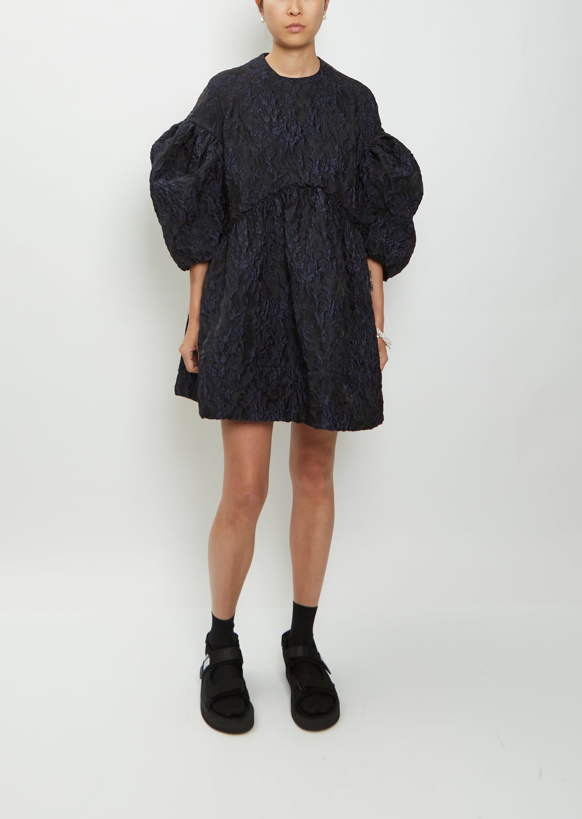 simone rocha mini dress Simone Rocha - Women's Mini Puff Sleeve Dress