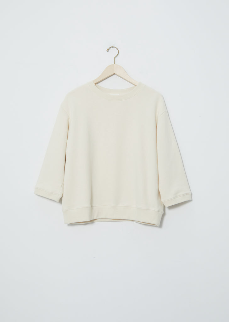 3/4 Sleeve Sweatshirt — Creme