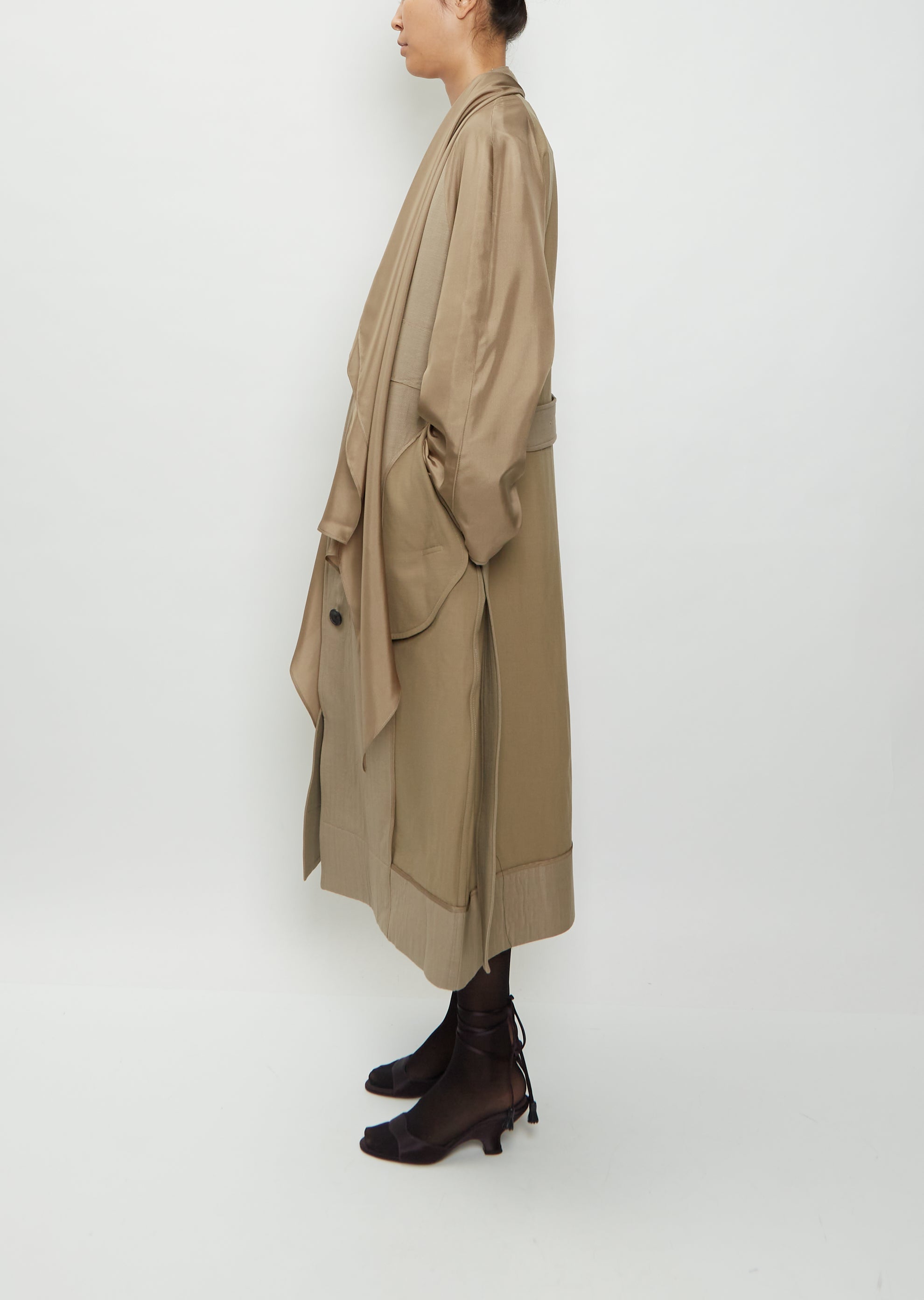 Evia Wool Coat – La Garçonne