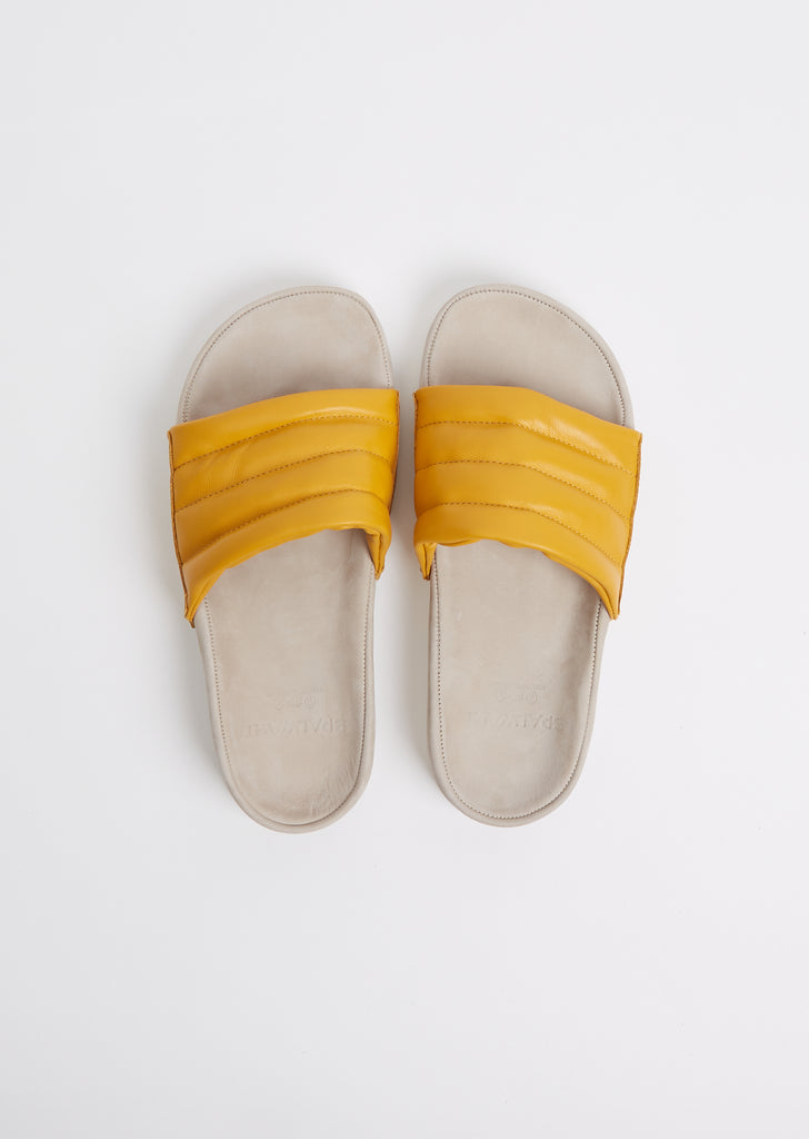 Pause Puff Sandal — Gold