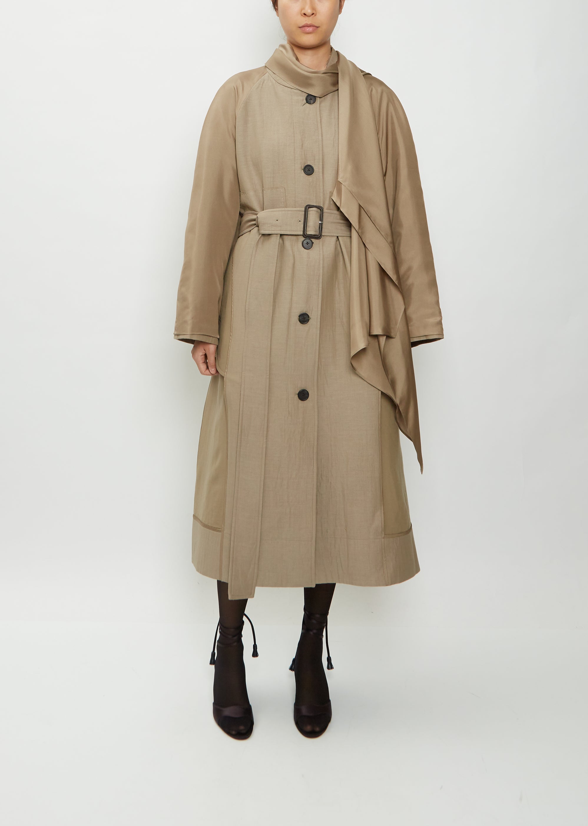 Evia Wool Coat – La Garçonne