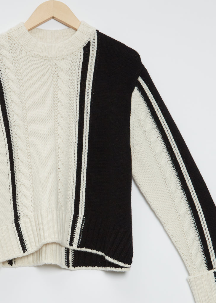 Eike Cable Knit Wool Cashmere Sweater