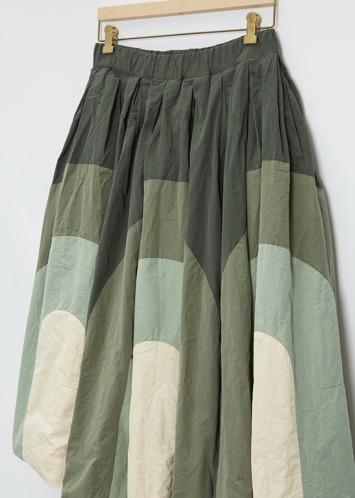 Circles Cotton Skirt