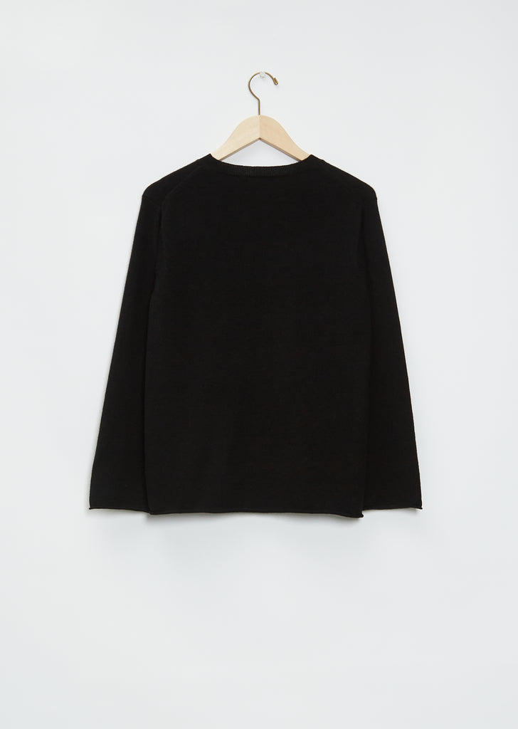 Minute Cashmere Sweater — Black