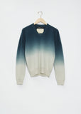 Dip Dye Mini V-Neck Cashmere Sweater