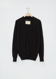 Johnny Deep V Cashmere Sweater — Black