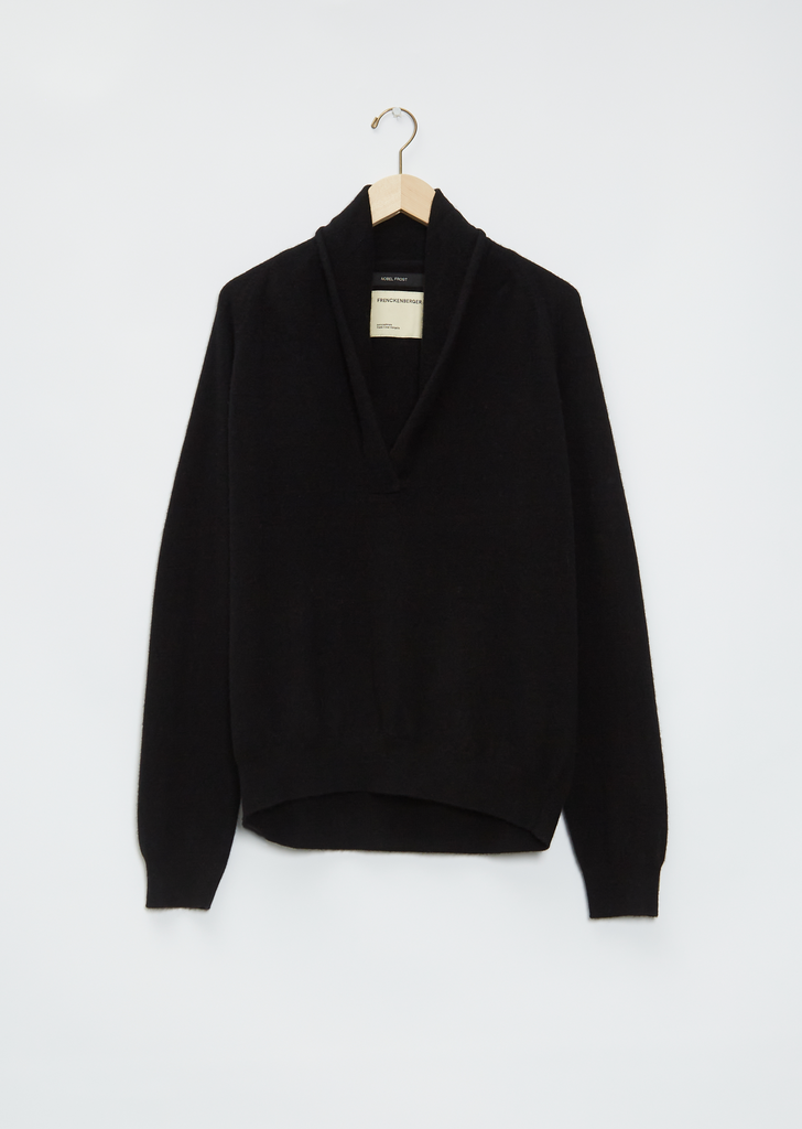 Hamza Cashmere Sweater — Black