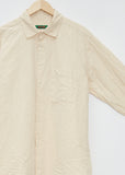 Men's Big Raccourcie Cotton Shirt — Ivory