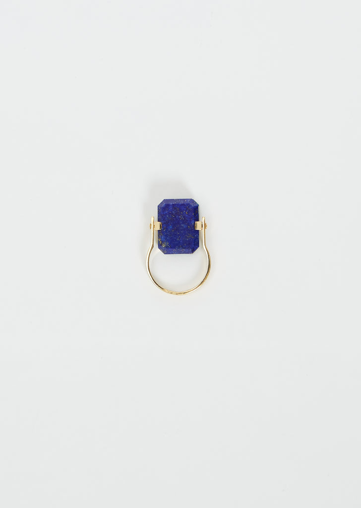 Sandwich Deco Ring — Lapis Lazuli & Malachite