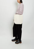 Washed Canvas 6 Pocket Tote TS — White