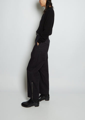 MHL by Margaret Howell Belt Adjuster Trouser Ebony Size: M