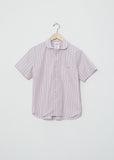 Cotton Stripe Short Sleeve Shirt