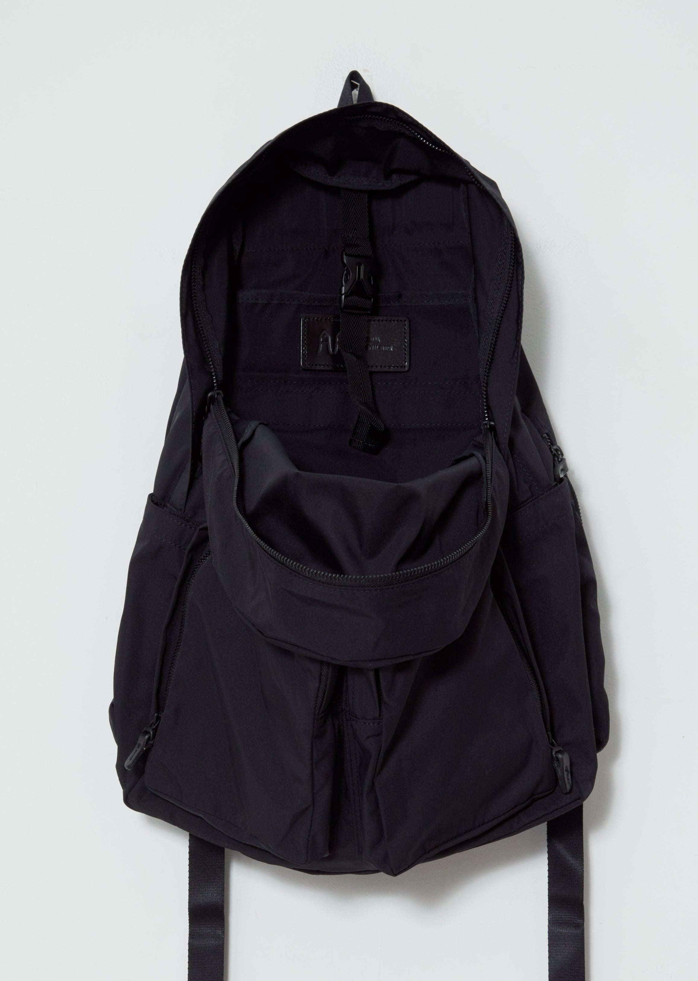 Gabardine Backpack, Black – La Garçonne